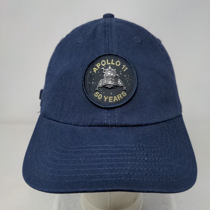 Apollo 11 50 Years Slideback Hat Blue One Size Adjustable Patch American Needle