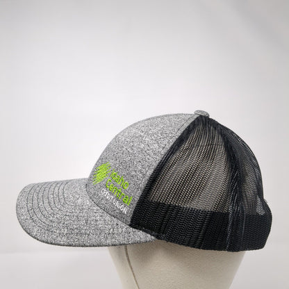 Idaho Central Credit Union Snapback Trucker Hat Gray M/L Mesh Back Richardson