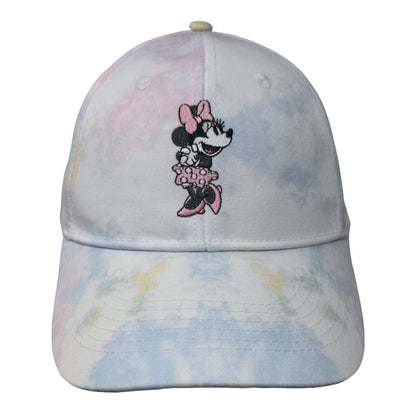 Minnie Mouse Slideback Hat Multicolor One Size Adjustable Embroidered Disney