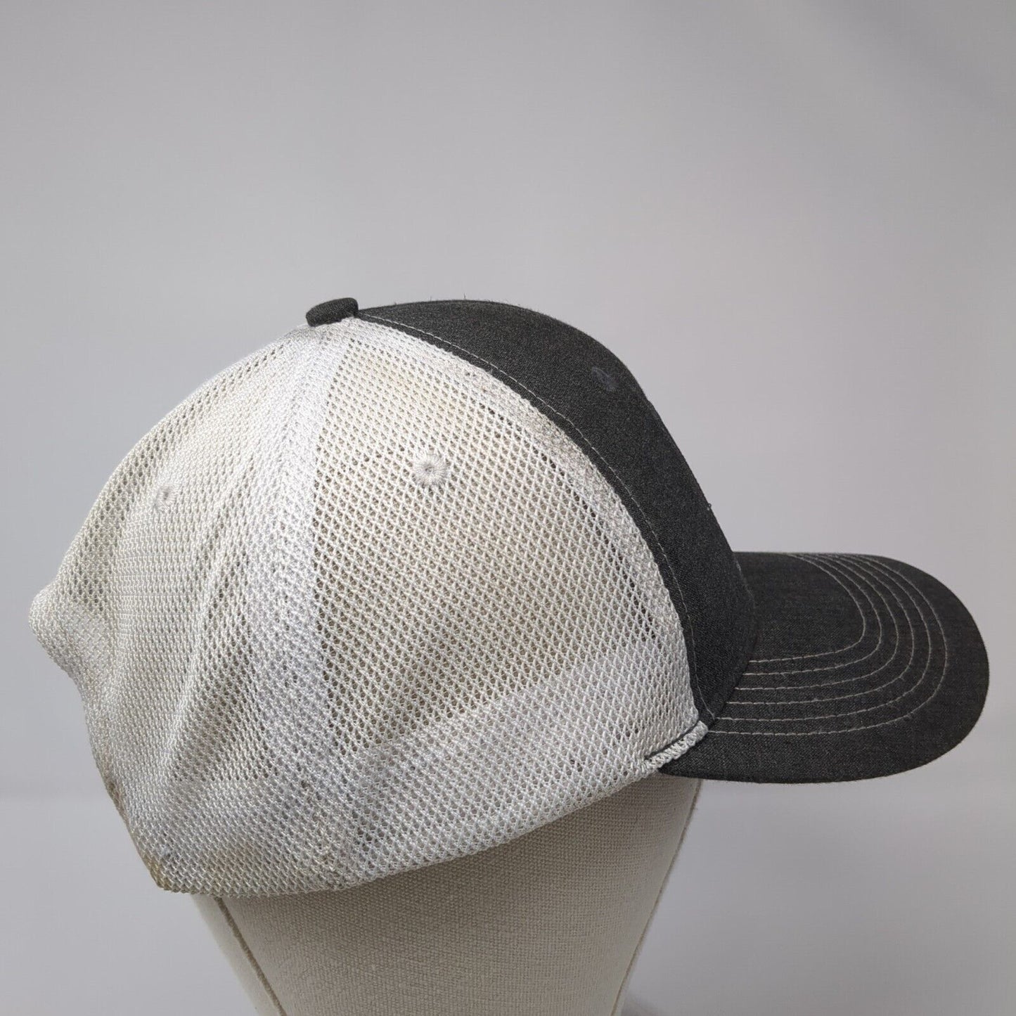IFA Snapback Mesh Back Trucker Hat Gray One Size Adjustable Colorblock