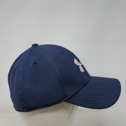 Under Armour HeatGear Fitted Hat Blue M/L Embroidered Protect This House