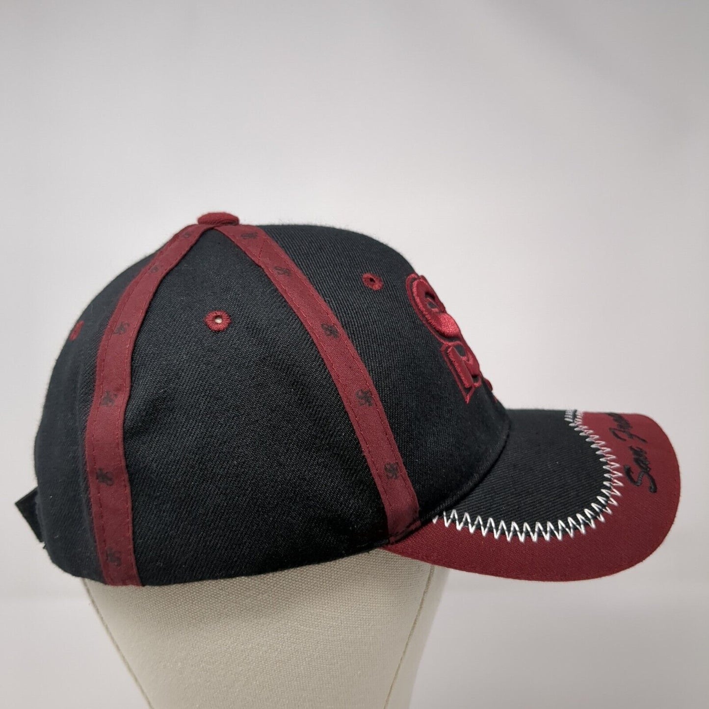 SF San Francisco Strapback Hat Multicolor OS Adjustable Embroidered 6 Panel