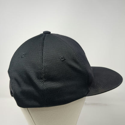 GOEX Trucker Hat Black OSFM How Great Is Our God Mountain Embroidered Snapback