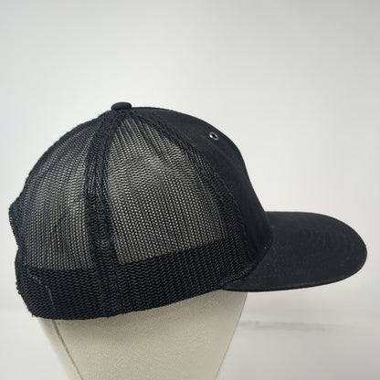 Richardson Trucker Hat Black One Size Knife River Mesh Snapback Workwear Cap