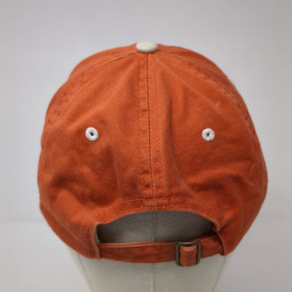 RJS Golf Classic Slideback Hat Orange One Size Adjustable Fahrenheit