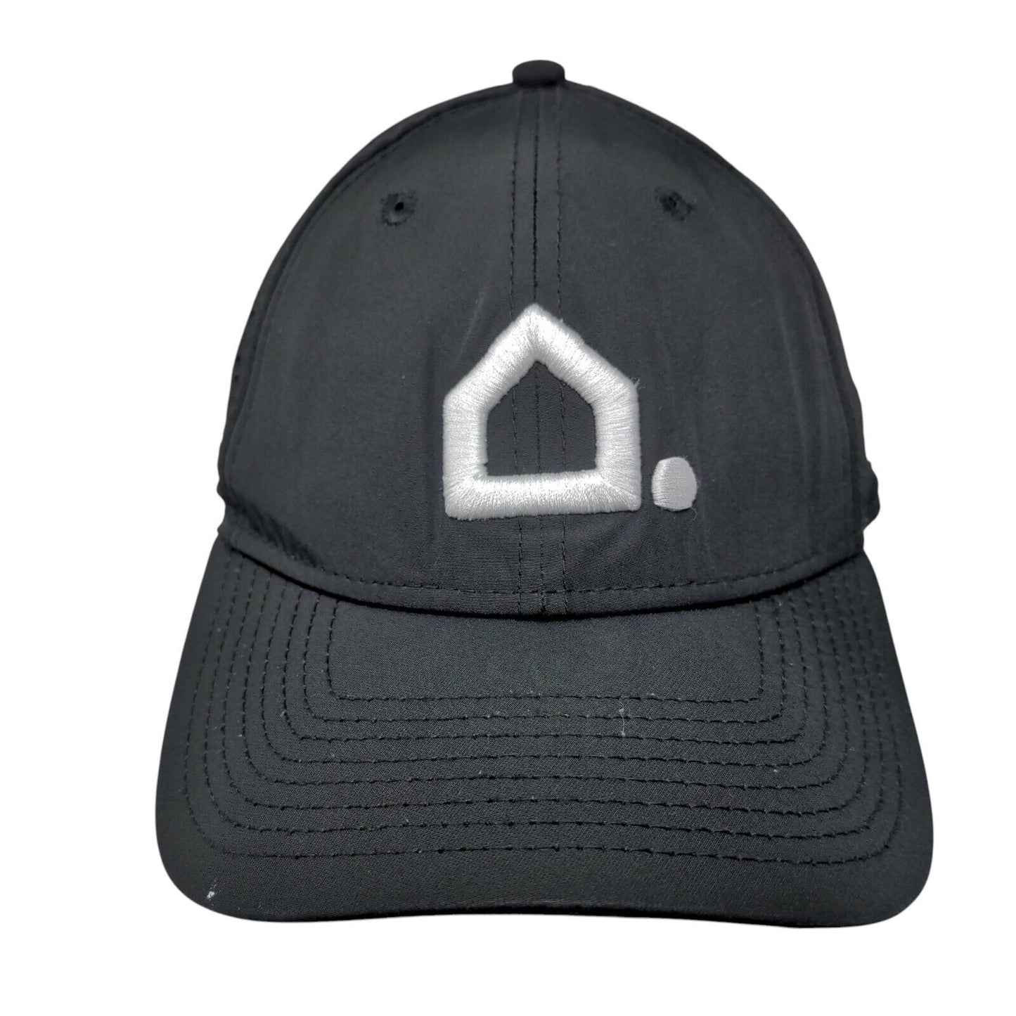 Vivint Strapback Hat Black OSFM Embroidered Laser Cut New Era 9Forty