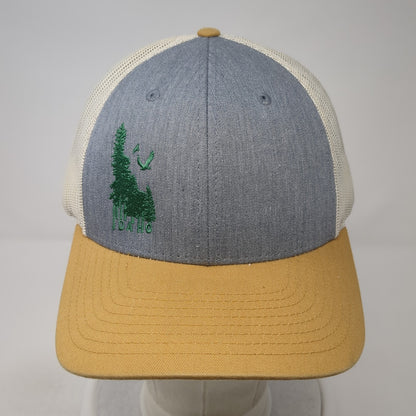 Idaho Snapback Trucker Hat Multicolor Large Adjustable Mesh Back Richardson