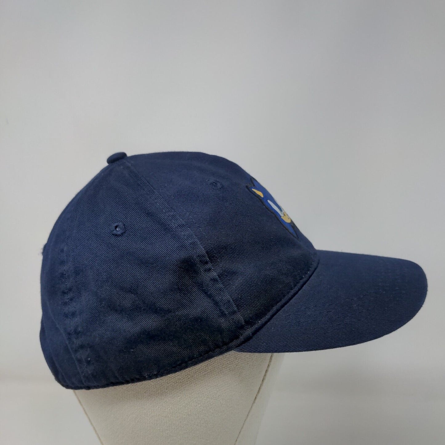 Sonic the Hedgehog Sega Snapback Hat Blue One Size Solid Adjustable