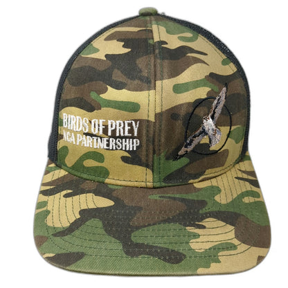 Pacific Headwear Trucker Hat Green One Size Birds Of Prey NCA Camo Snapback