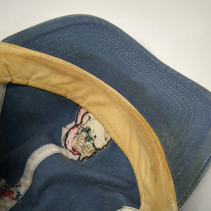 Cobra Caps Baseball Cap Blue Rad Rex Dinosaur Get On Board Denim Hat Vintage