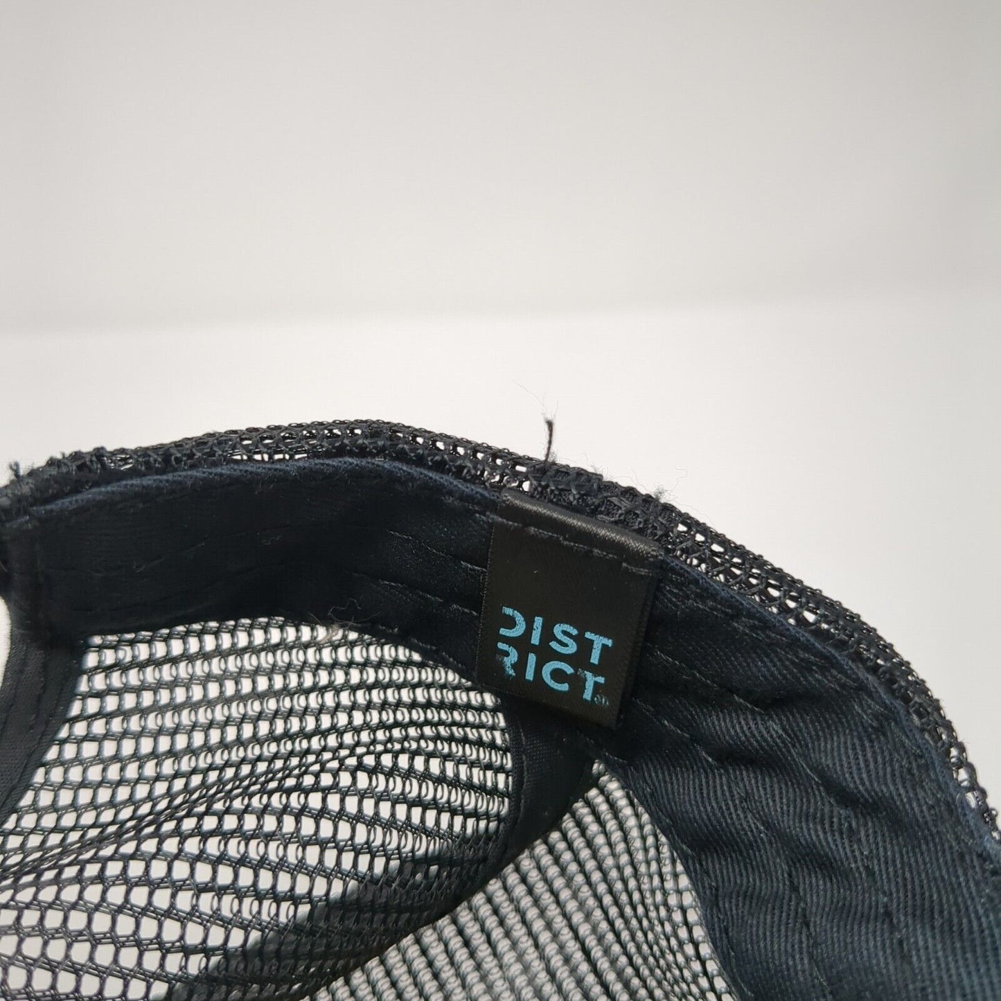 Shadow Running Snapback Trucker Hat Black One Size Mesh Back District