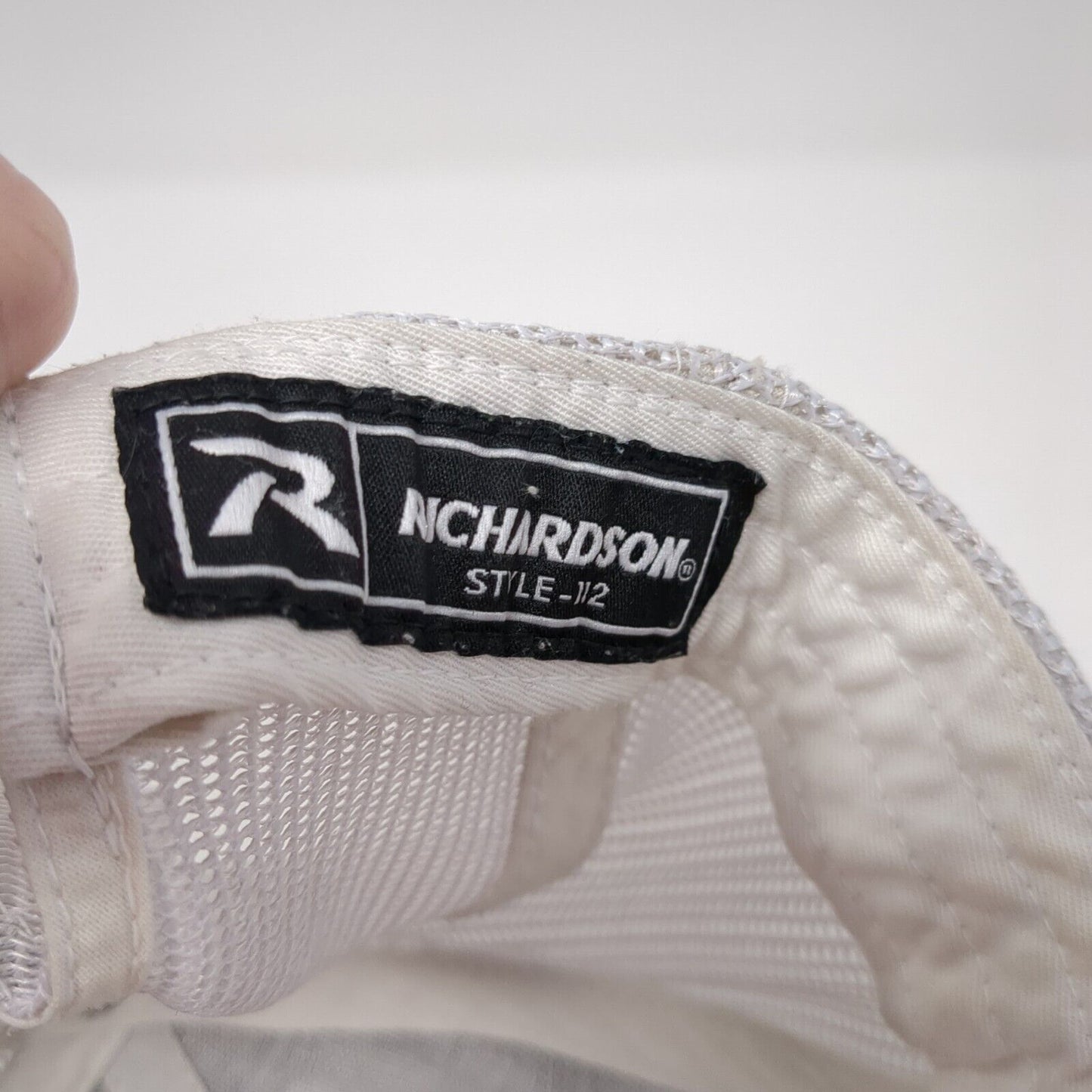 WTF What The Fin? Snapback Trucker Hat Blue OS Adjustable Mesh Back Richardson