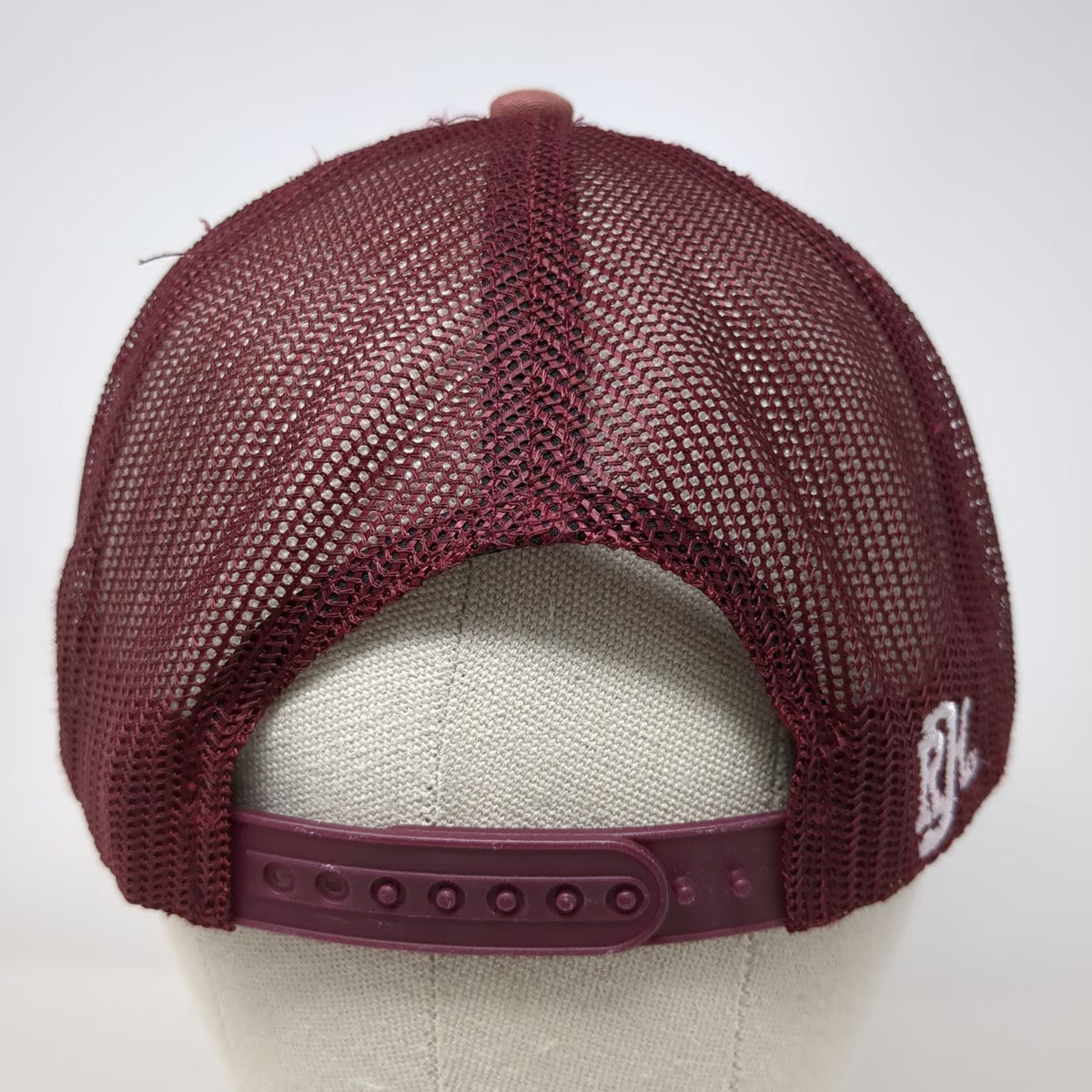 Red Dirt Hat Company Trucker One Size Snapback Flat Brim Mesh Rope Logo Cotton
