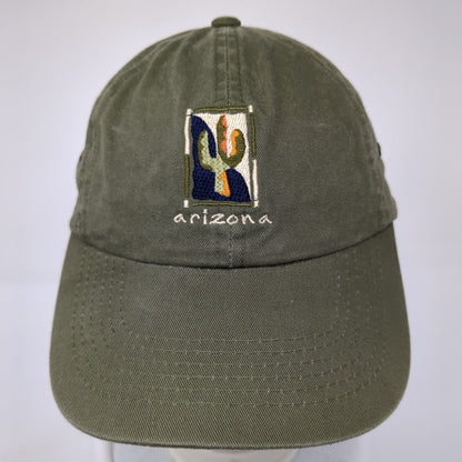 Arizona Slideback Hat Green One Size Adjustable Embroidered Sutton's Sportswear