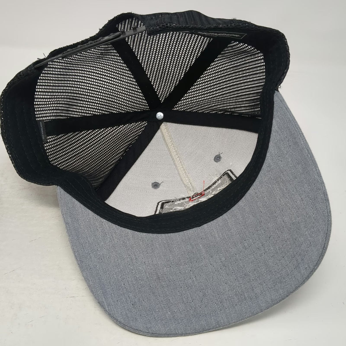 Richardson Trucker Hat Gray One Size D.A.R.E. Resist Drugs Violence Snapback