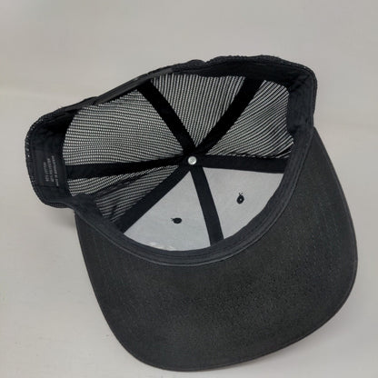 Sedona Tire and Wheel Snapback Trucker Hat Black One Size Adjustable Mesh Back