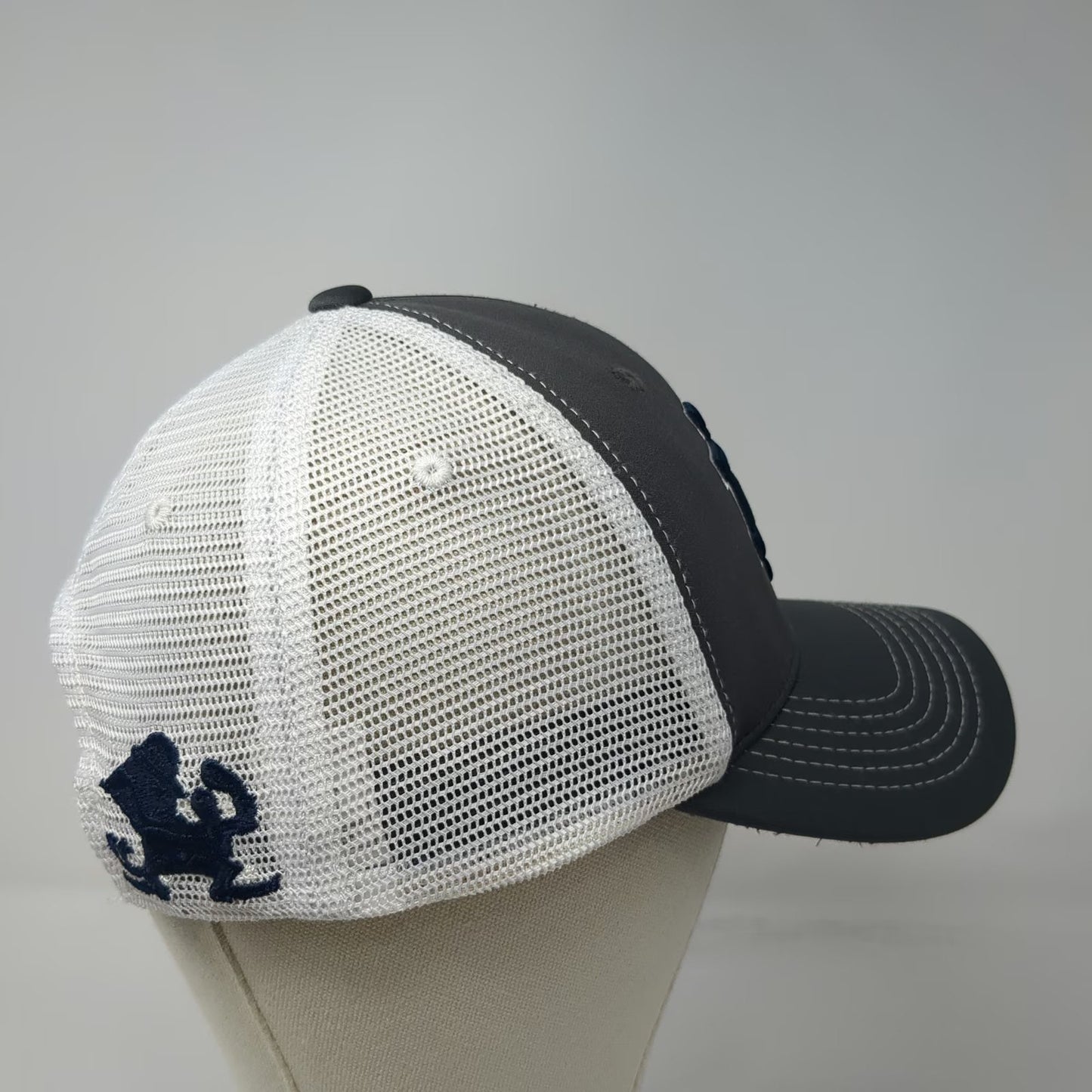 Top of the World Notre Dame Fighting Irish NCAA Gray One Size Mesh Trucker Hat