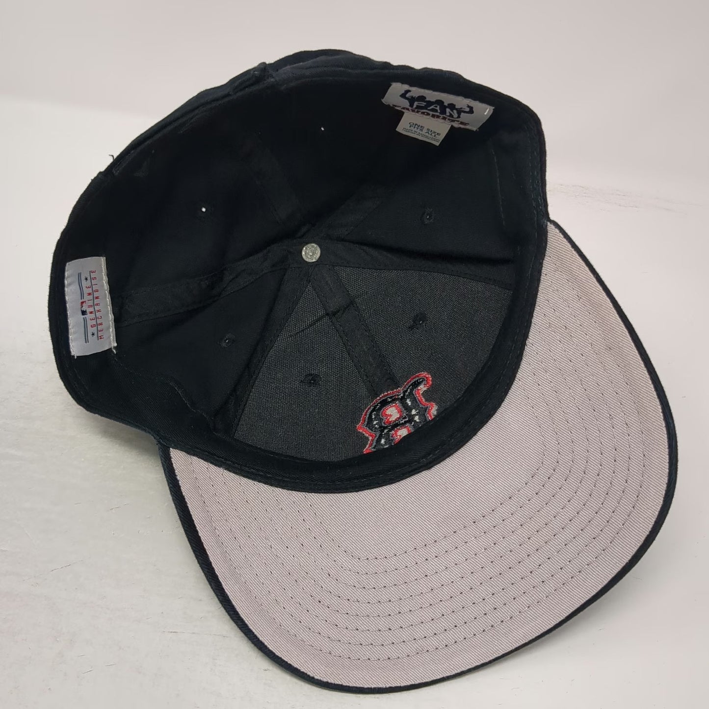 Boston Red Sox MLB Fan Favorite Baseball Cap Black One Size Gray Underbrim Hat