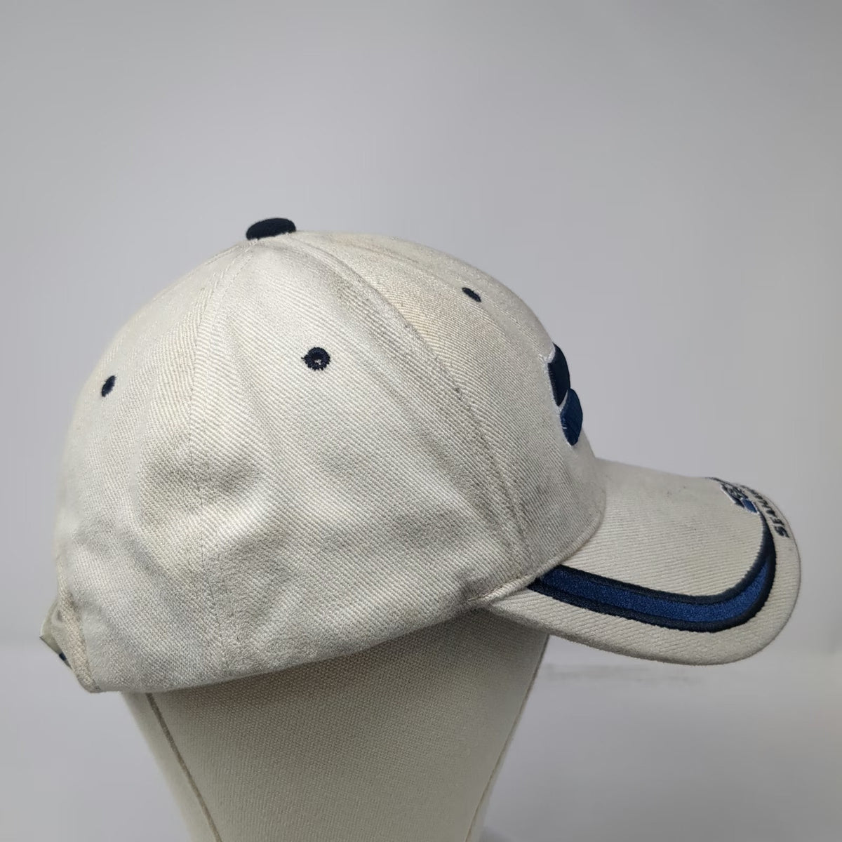 Seattle Seahawks NFL Top of the World Hat Cap Beige Blue One Size Strapback