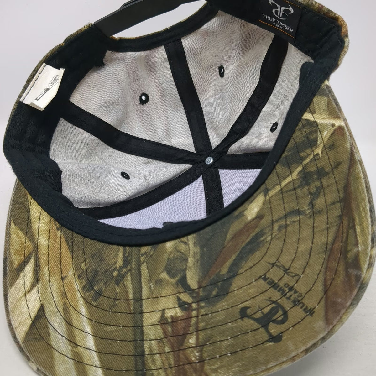 Snap-on Baseball Cap Green Brown One Size Camo True Timber Snapback Tools Hat