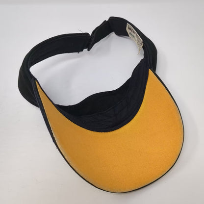NASCAR Dodge Motorsports Racing Visor Black Gold Flames Drew Pearson Hat OSFA