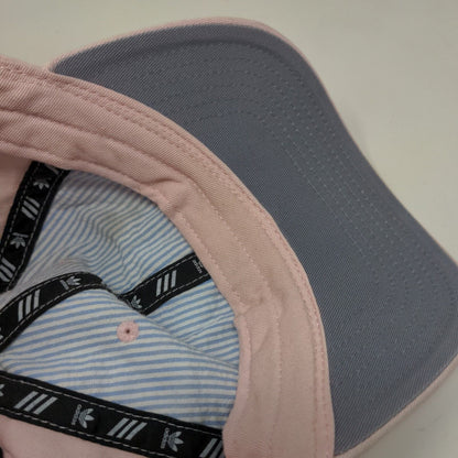 Adidas Slidebak Hat Pink OSFM Adjustable Embroidered Trefoil Vented Holes