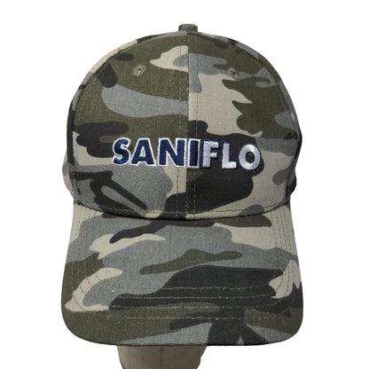 Saniflo Men's Strapback Camo Hat Adjustable Embroidered Logo