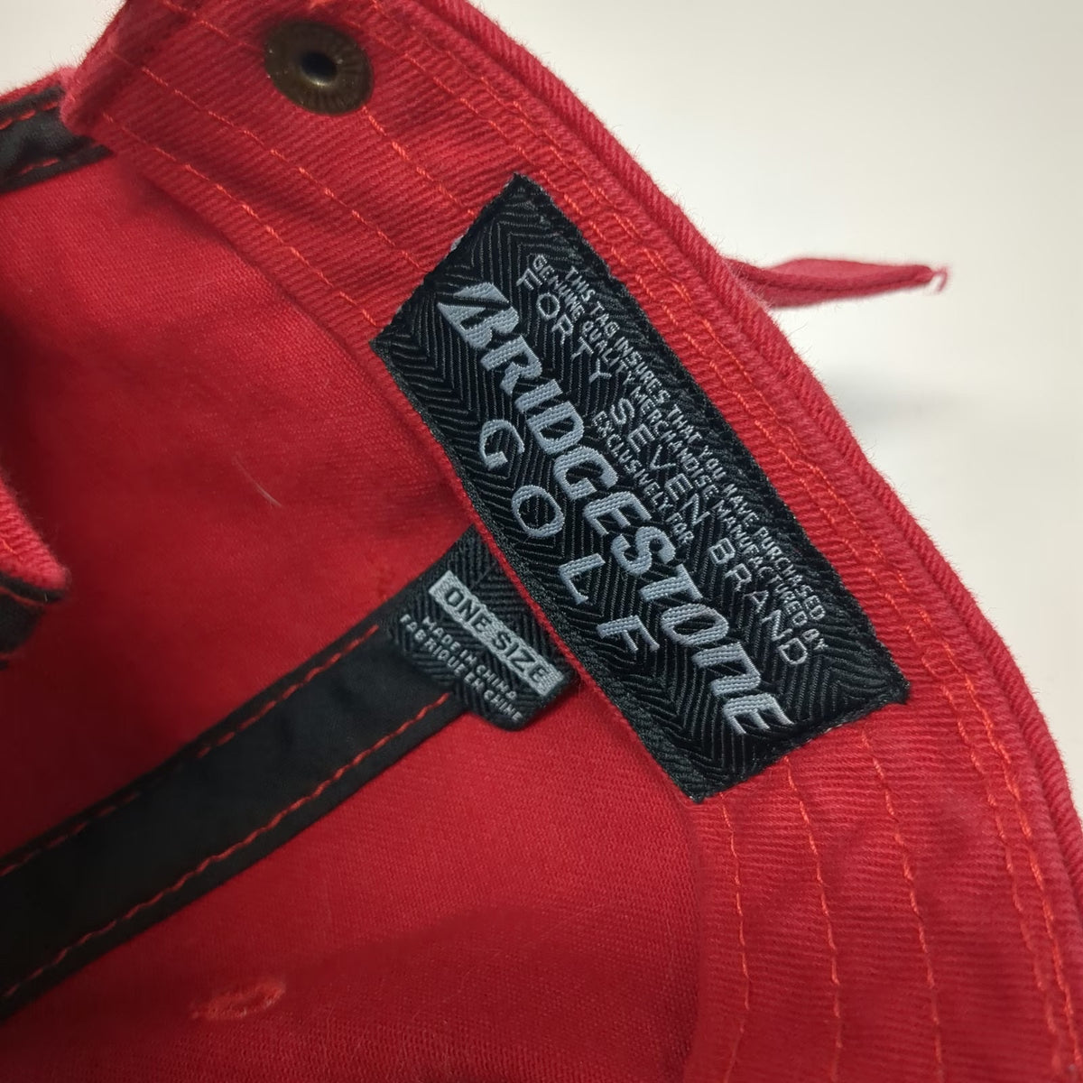 San Francisco 49ers NFL 47 Red One Size Cap Hat Bridgestone Golf Strapback