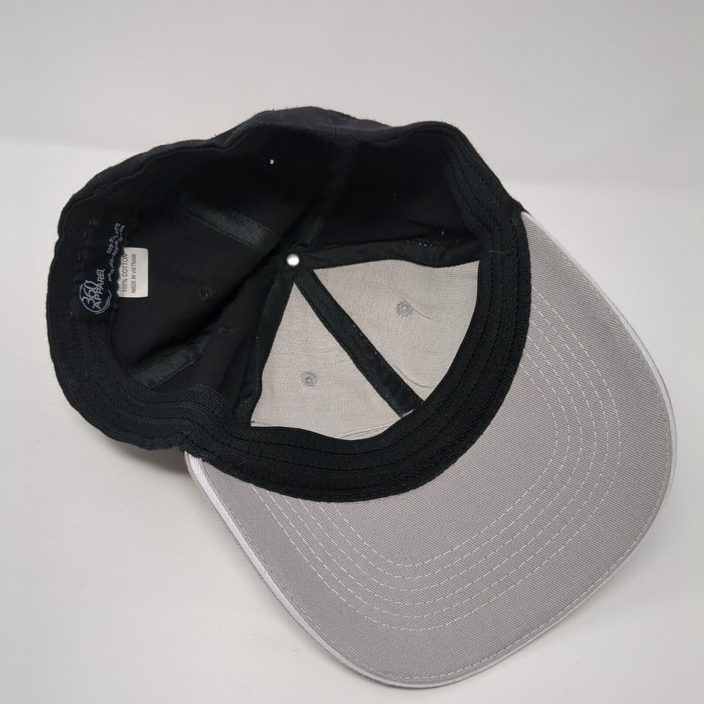 Goode Motor Ford Fitted Hat Gray One Size Embroidered Vented Holes 360 Apparel