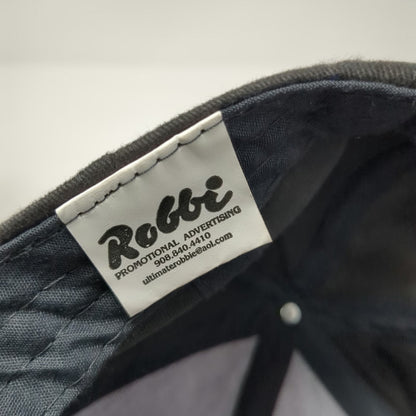 Robbi Baseball Cap Gray One Size Valet Auto Wash Strapback Bow Tie Logo Hat