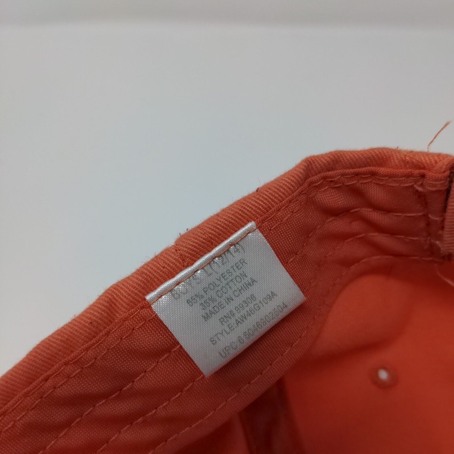 All Pro Strapback Hat Orange Boys L 12/14 Adjustable Embroidered