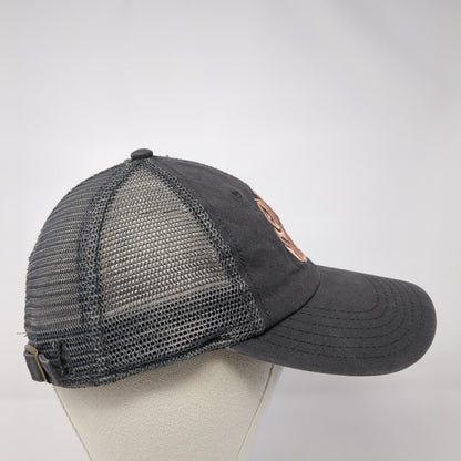 O'Neill Surf Co Slideback Trucker Hat Gray One Size Mesh Back 6 Panel