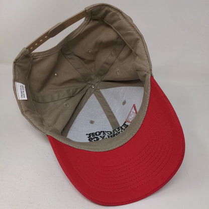 Tractor Supply Co. Snapback Hat OSFA Tan Adjustable Embroidered Logo