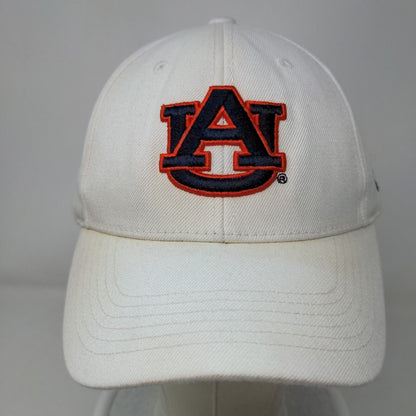 Under Armour Men's Slideback Hat White OSFA Embroidered Auburn University Logo