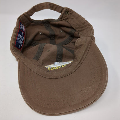 Mollie Kathleen Gold Mine Slideback Hat Brown One Size Cripple Creek