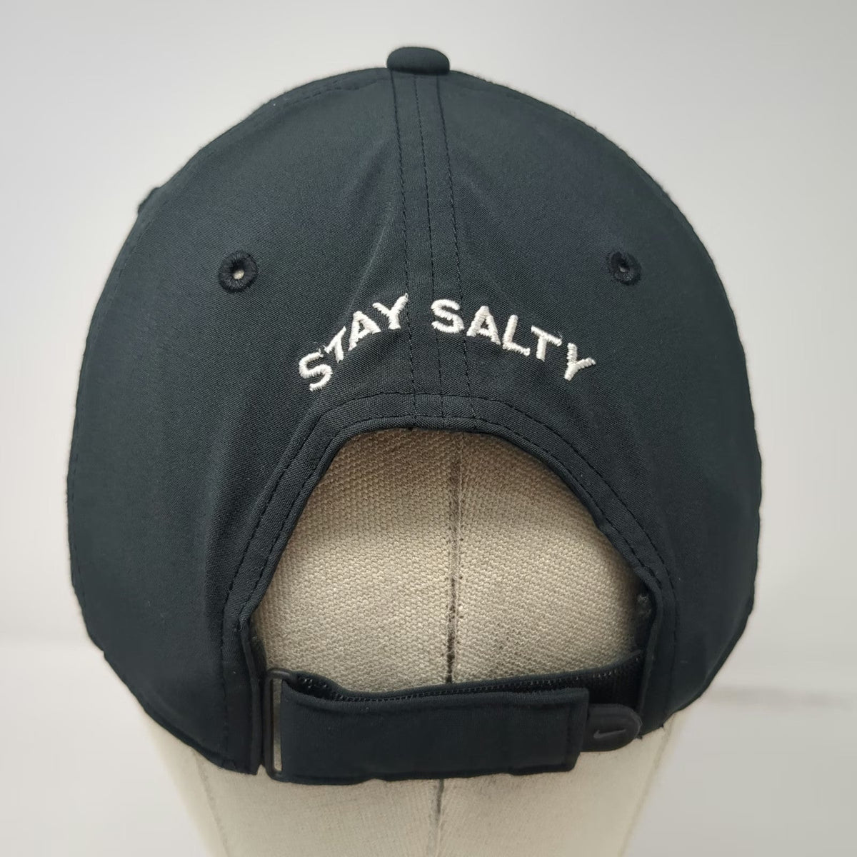 Nike LMNT Baseball Cap Black One Size Dri-Fit Legacy 91 Stay Salty Strapback Hat