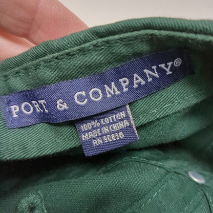 Port & Company Baseball Cap Green One Size Snowbird Ski Resort Strapback Hat