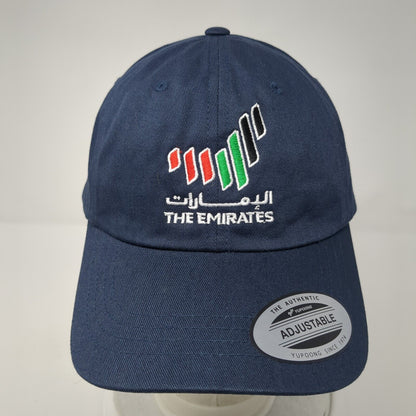 The Emirates Slideback Hat Blue One Size Adjustable Embroidered Yupoong
