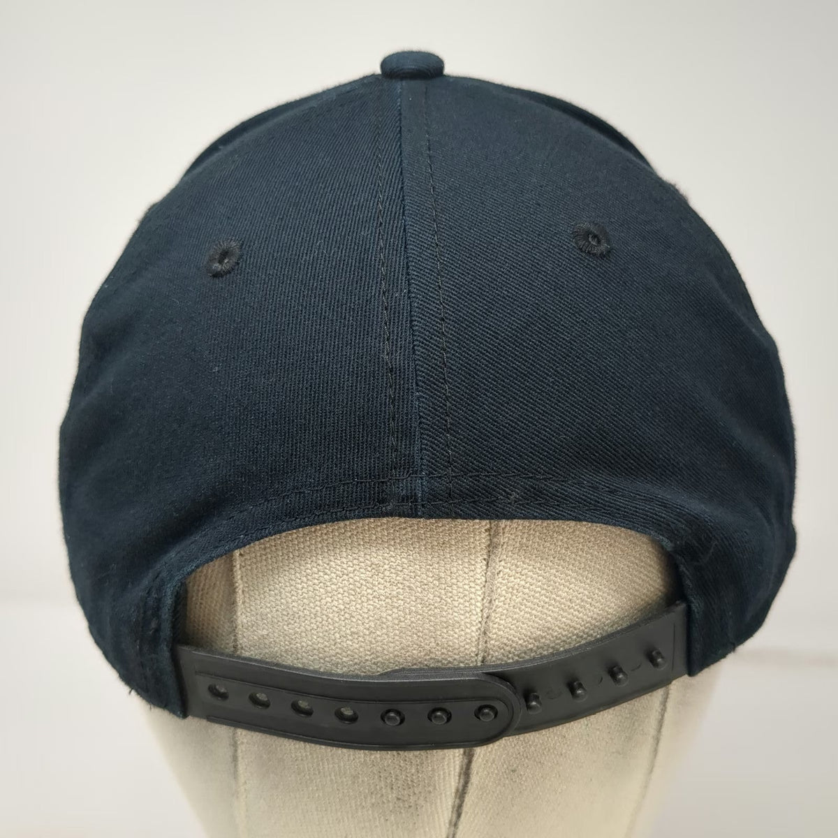 Nike Snapback Hat Blue Gray OSFM Air Swoosh Logo Flat Brim Cotton Embroidered