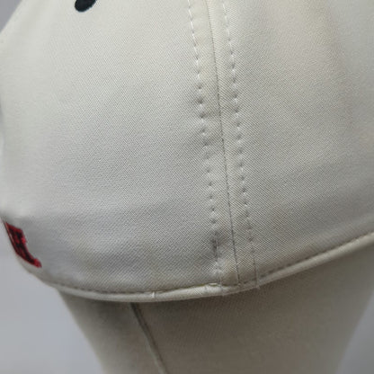 Utah Utes NCAA Under Armour Hat White Black Red S Interlocking Logo Stretch Fit