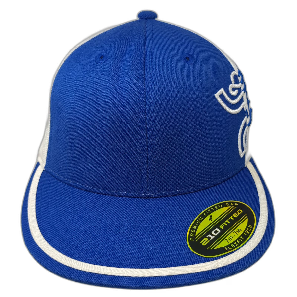 Hooey Baseball Cap Blue 7 5/8 210 Fitted Flexfit Embroidered Logo Character Hat