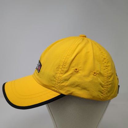 Tommy Hilfiger Baseball Cap Yellow One Size Nylon Strapback Coldstop Patch Hat