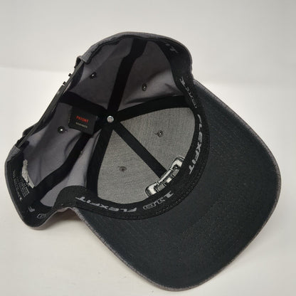 Travis Mathew Logo Snapback Hat Gray One Size Adjustable Flexfit 110