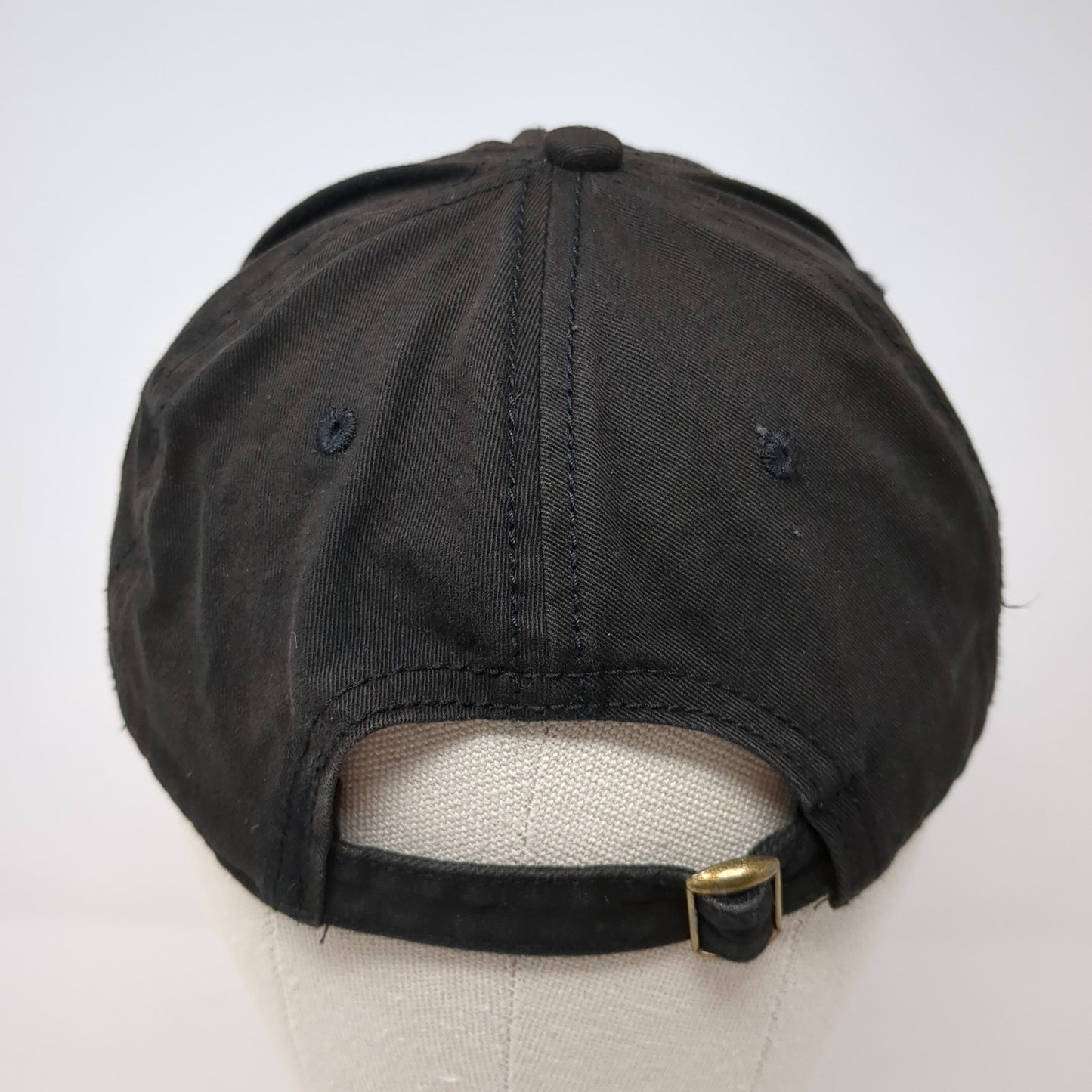Unbranded Slideback Baseball Cap Black One Size Adjustable Lightweight Blank