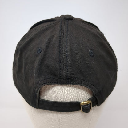 Unbranded Slideback Baseball Cap Black One Size Adjustable Lightweight Blank