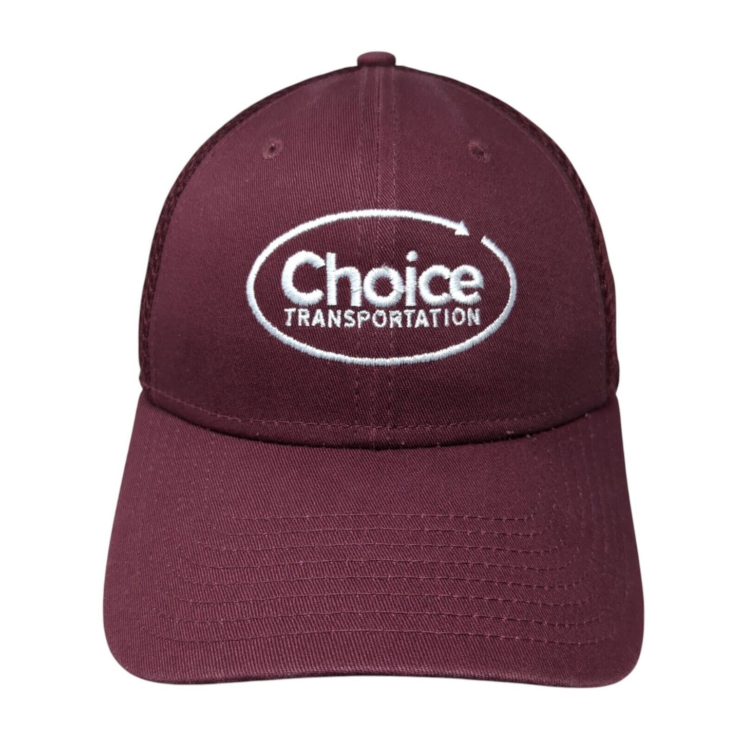Choice Transportation Fitted Trucker Hat Red S/M Mesh Back 39Thirty New Era