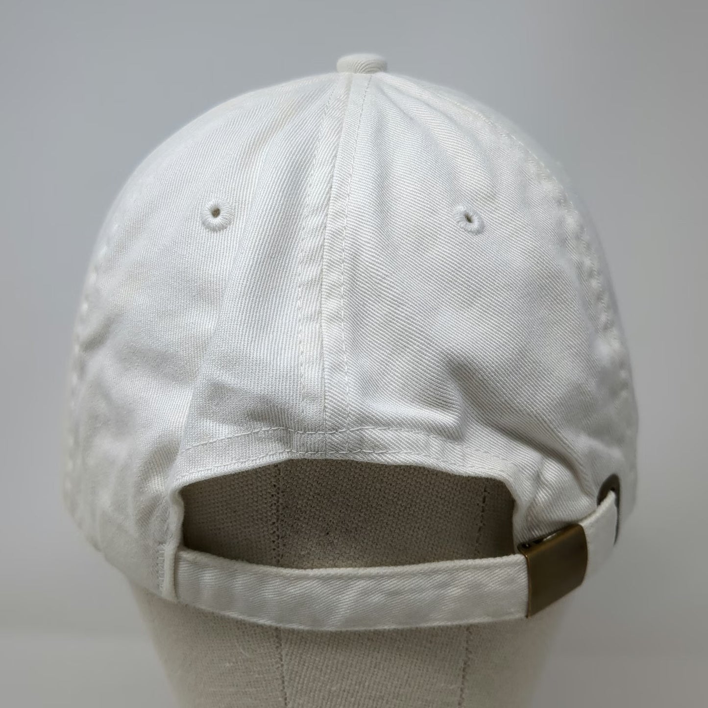 Sonoma Baseball Cap White One Size State of Texas Flag Patch Slideback Hat