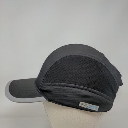 Built Cool Strapback Hat Black One Size Adjustable Lightweight