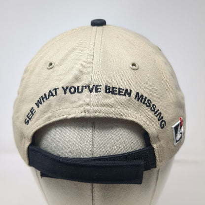 Gemini Sport Marketing Baseball Cap Beige Black One Size Bottom Line Fishing Hat
