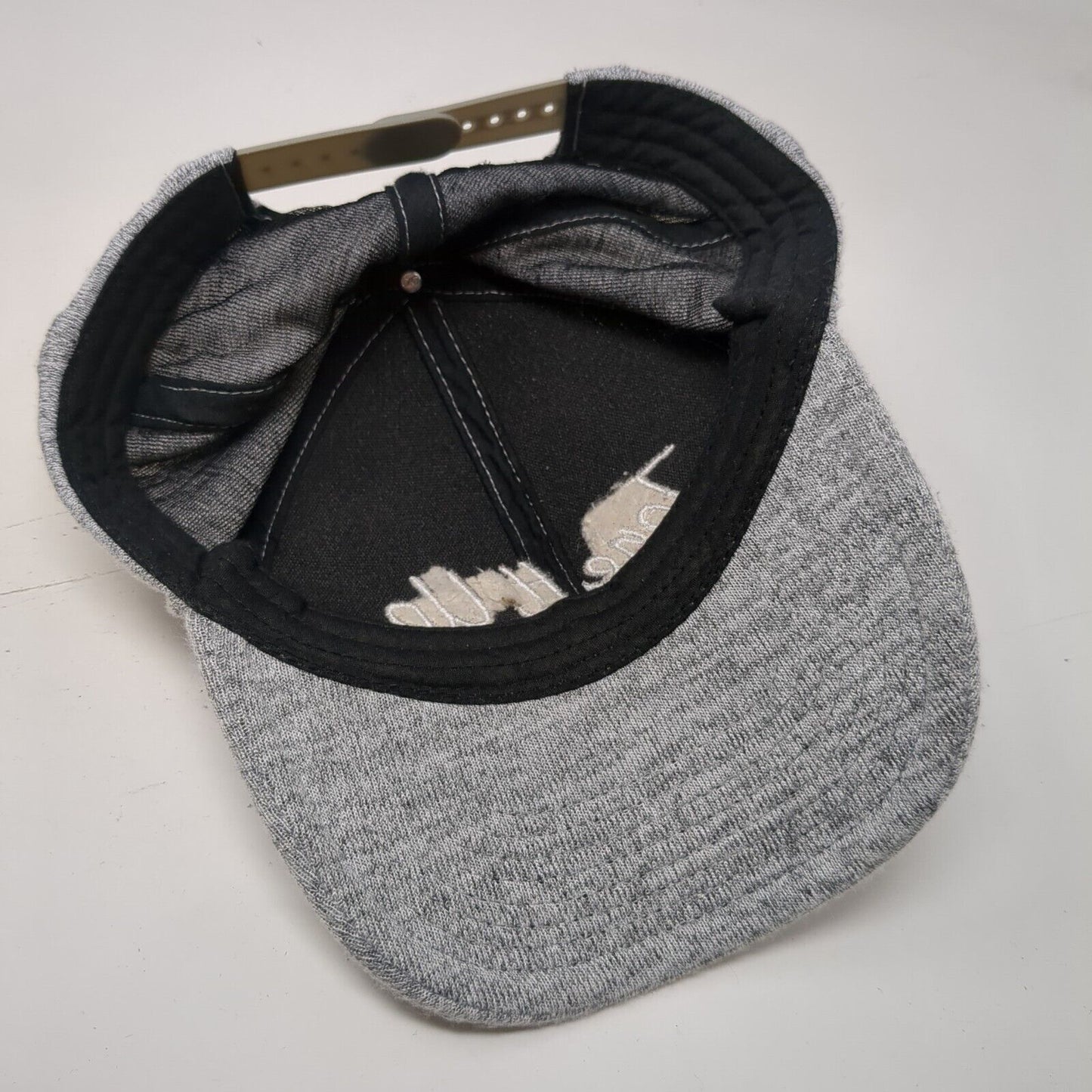 Tone It Up Snapback Hat Gray OSFA Adjustable Embroidered 6 Panel